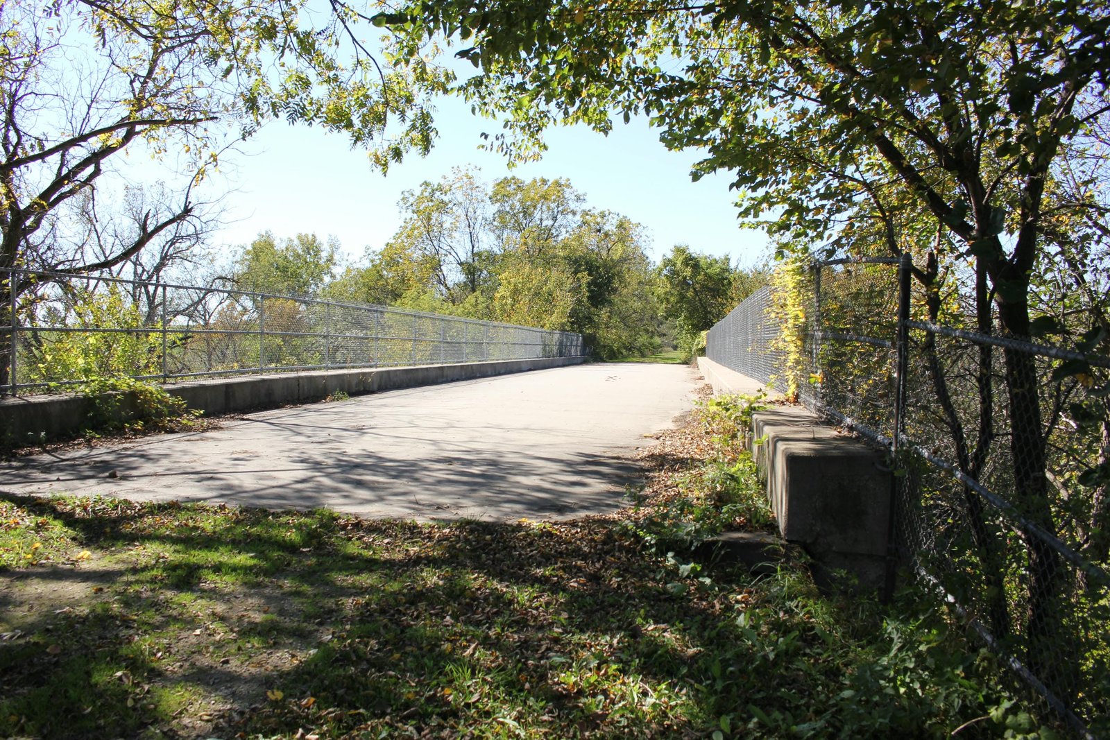 Looking east